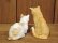 画像6: 小澤創磨　陶猫　「木箱の二匹」