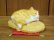 画像1: まる工房　陶猫　「たい焼き猫」茶トラ (1)