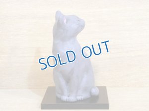 画像3: 小澤創磨　陶猫　『見返り猫（小）』グレー