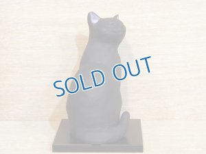 画像3: 小澤創磨　陶猫　『見返り猫（小）』黒
