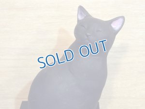 画像2: 小澤創磨　陶猫　『見返り猫（小）』黒