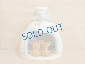 画像1: F様ご注文品（ぶどう工房　「キャンドルホルダー」「白猫カップ」）