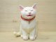 小澤創磨　陶猫　『こねこ　白』