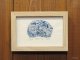 桐山暁　額装銅版画　『Mom's Nap』