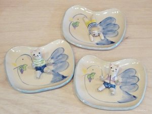 画像1: ぶどう工房　「うみ猫お香立て」