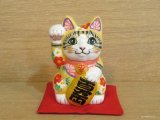 河辺花衣　「招き猫　3寸」