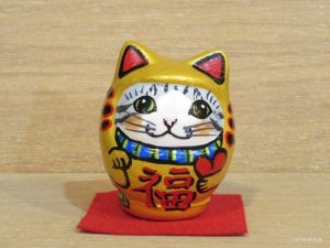 画像1: 河辺花衣　「干支だるま 中」金