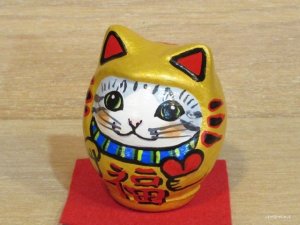 画像2: 河辺花衣　「干支だるま 中」金