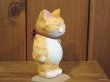 画像3: 小澤創磨　陶猫　「たそがれ猫　茶トラ」