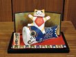 画像1: 河辺花衣　「元気いっぱい　金猫太郎と鯉のぼり（茶白）」