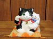 画像1: 河辺花衣　「仲良し親子猫」ハチワレ