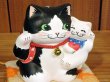 画像2: 河辺花衣　「仲良し親子猫」ハチワレ