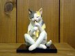 画像1: 小澤康麿　陶猫　『笛吹き猫』