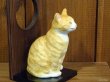 画像3: まる工房　陶猫　「丸窓猫」茶トラ