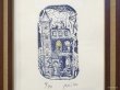 画像2: 桐山暁　額装銅版画　『Exlibris  Haunted House』