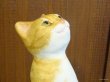 画像1: 小澤康麿　陶猫　「お散歩猫」茶トラ