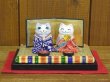 画像1: 河辺花衣　「おひにゃ様」サバトラ＆白