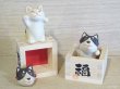 画像6: まる工房　陶猫　「福増猫（右手挙げ）」犬面