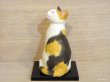 画像4: 小澤創磨　陶猫　『見返り猫（小）』ミケ