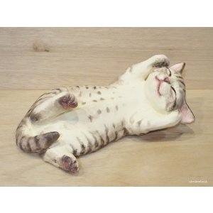 画像: 小澤康麿　陶猫　『寝子』