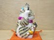 画像4: 河辺花衣　『仲良し親子招き猫』白キジ