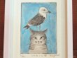 画像2: 東マユミ　額装銅板画『うみねこと猫』
