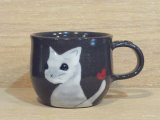 画像: ぶどう工房　「白猫カップ」