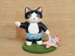 画像1: 河辺花衣　『パンツ子猫とぬいぐるみ』ハチワレ