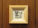 画像: キムラトモミ　額装銅版画　『海のうた』