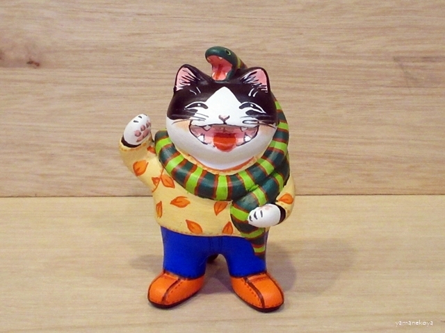 画像1: 河辺花衣　『Smiling Cat』へび