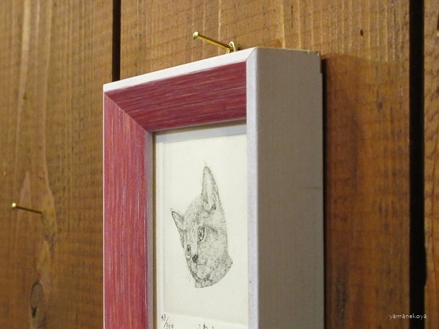 画像3: 東マユミ　額装銅板画　『こねこ』