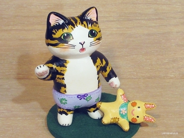 画像2: 河辺花衣　『パンツ子猫とぬいぐるみ』