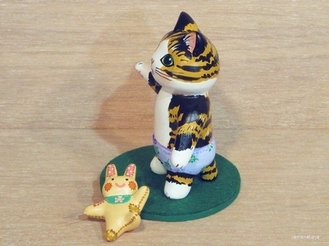 画像4: 河辺花衣　『パンツ子猫とぬいぐるみ』